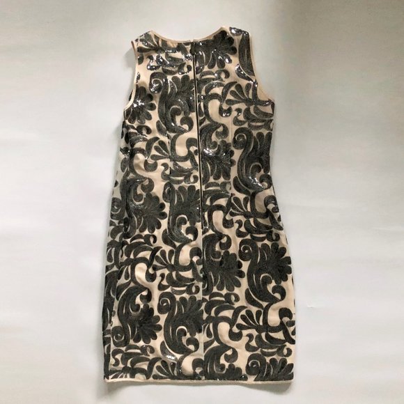 Vince Camuto Paisley Sequin Mini Party Dress - Picture 6 of 7